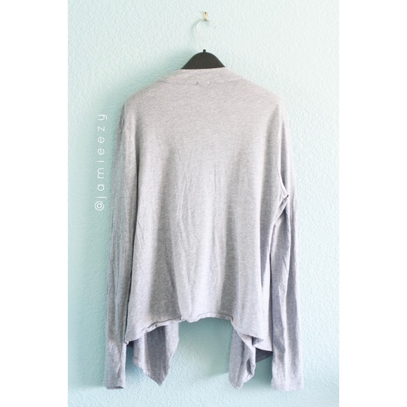 J. Crew | Open-Front Drape Shawl Jersey Cardigan - Picture 8 of 8